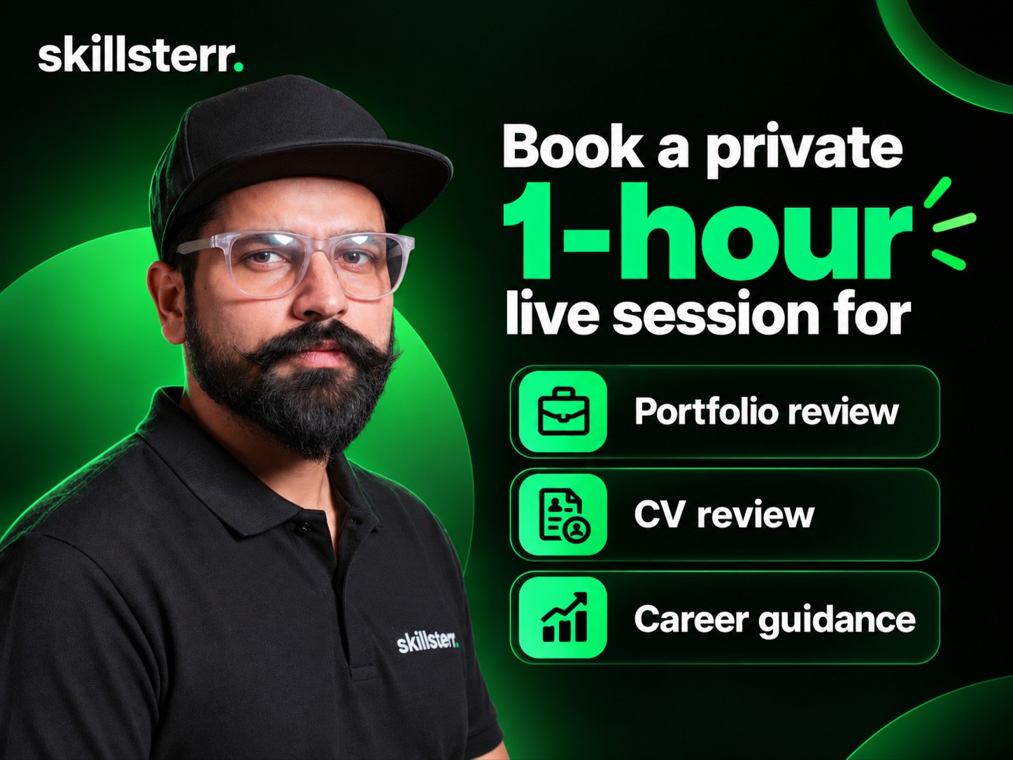 Private live session: Career counselling and portfolio review